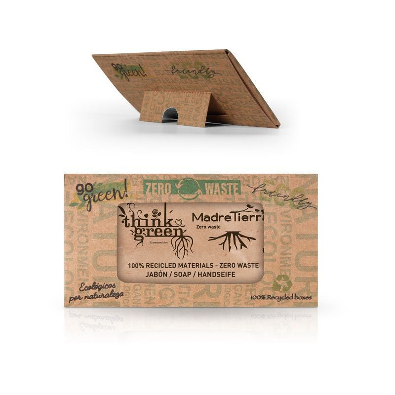 Sabonete Mãe Terra 10g retangular com suporte Green Box Bio - 350 unidades