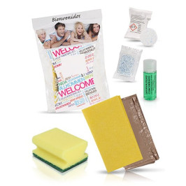 Set de limpieza para cocina - 50 kits con pastillas lavavajillas y lavadora.