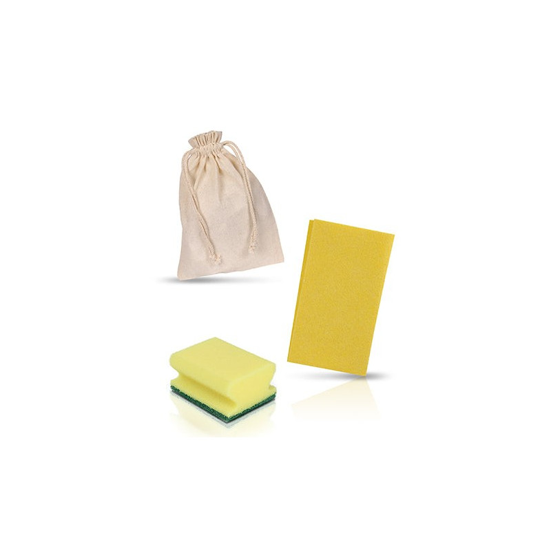 Kit Básico de Limpieza - Bayeta Amarilla y Salvauñas Amarillo