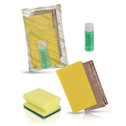 Limpieza cocina, amenities, bayeta amarilla, salvauñas amarillo, lavavajillas 30ml