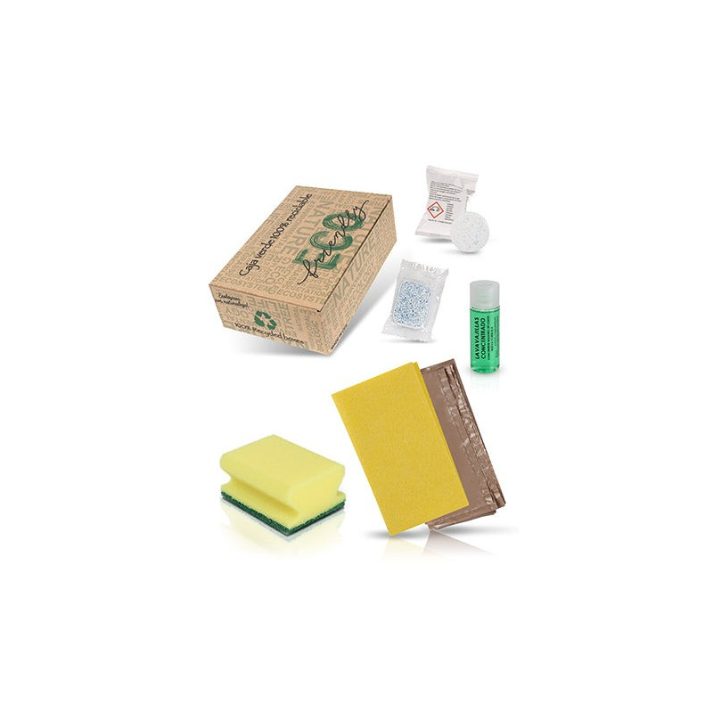 Kit de nettoyage complet en emballage recyclable – Parfait pour les invités.