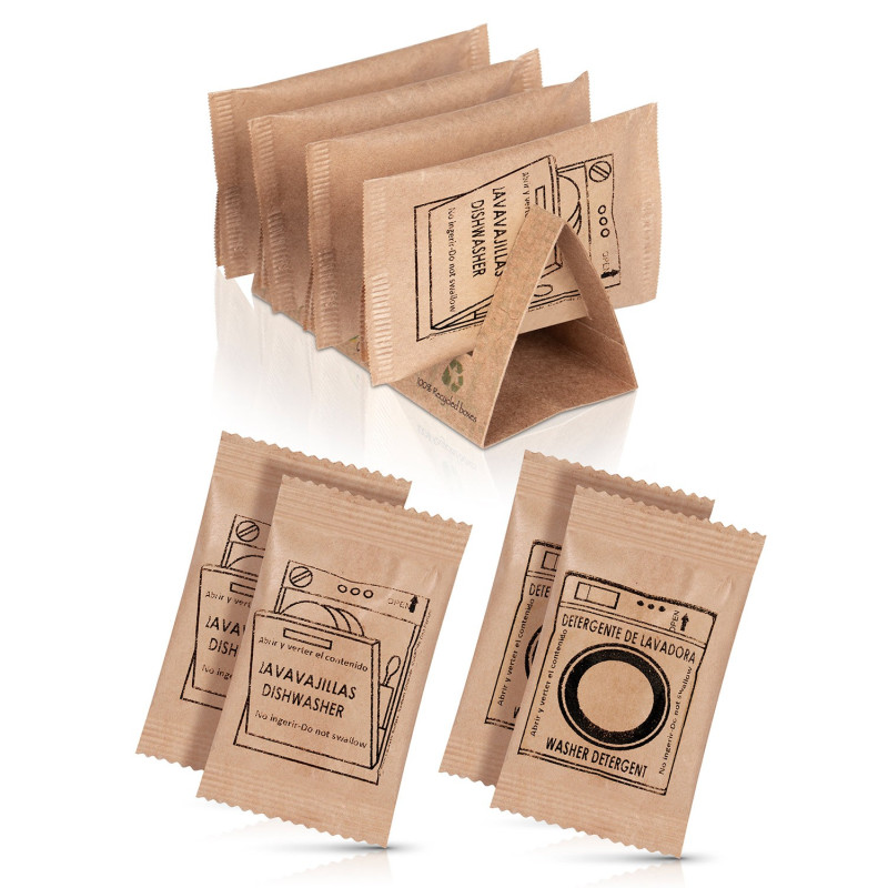 Conjunto Expositor com Sachês de Gel, Shampoo e Body Milk - 50 Unidades