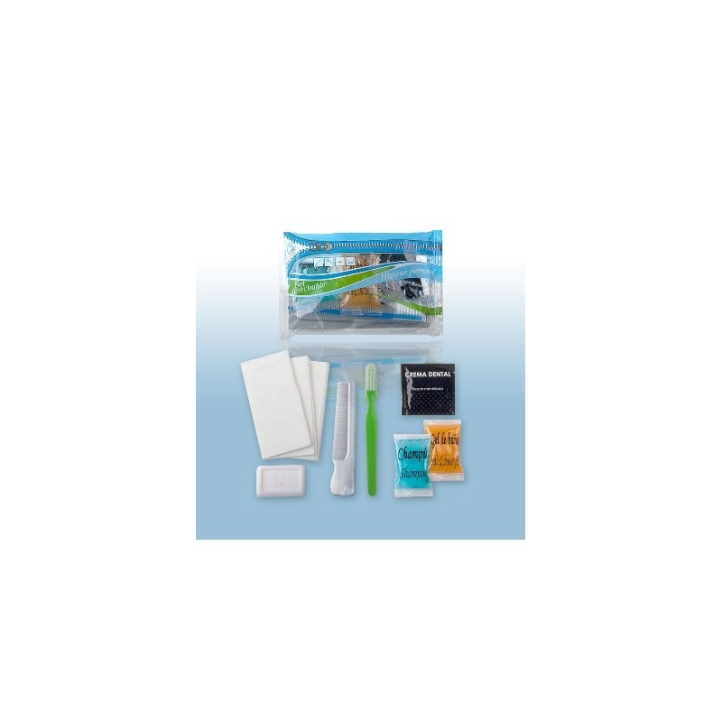 Set igiene 1 (7 pezzi) – kit completo per gli ospiti.