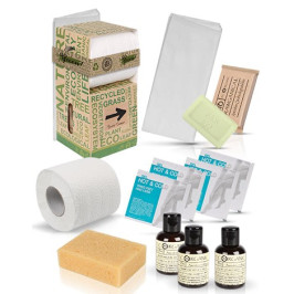Kit de higiene personal "Buen camino" - perfecto para estancias prolongadas.