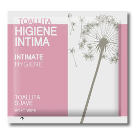 Toallita de higiene íntima envasada individualmente - máxima comodidad y practicidad.