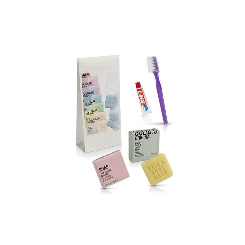 Set Solid.O Banho com kit dental – higiene completa e eco-friendly.