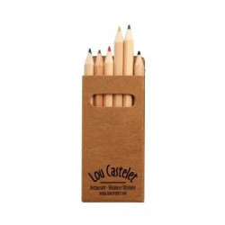 Cajas de Set 6 lápices de colores - 100 unidades